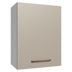 Armário Aéreo 50cm 1 Porta Branco/Crema Agata Madesa