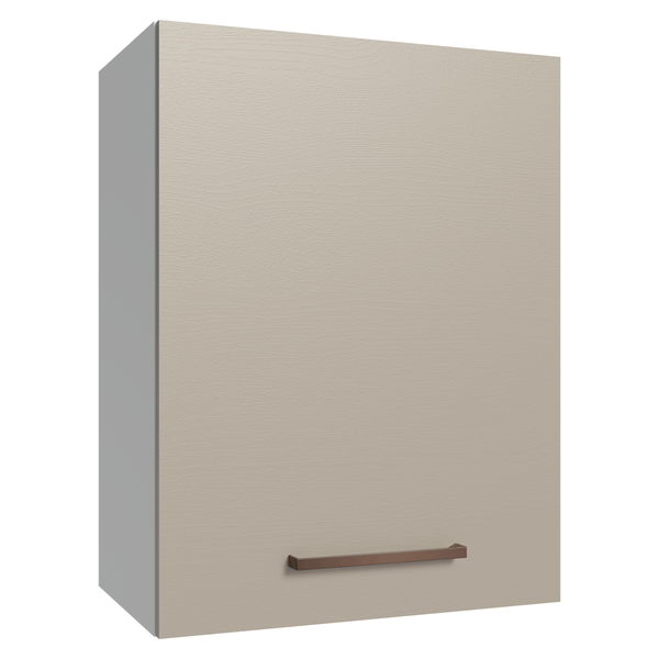 Armário Aéreo 50cm 1 Porta Branco/Crema Agata Madesa