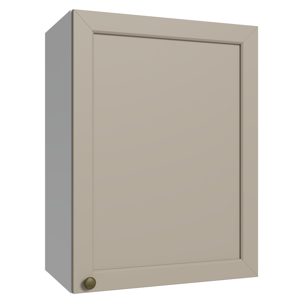 Armário Aéreo 50cm 1 Porta Branco/Crema Vik Madesa