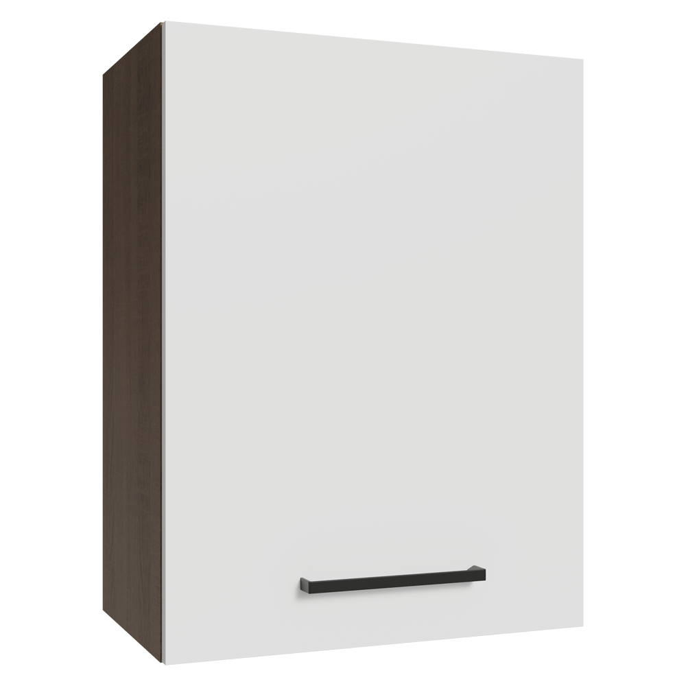 Armário Aéreo 50cm 1 Porta Rustic/Branco Agata Madesa