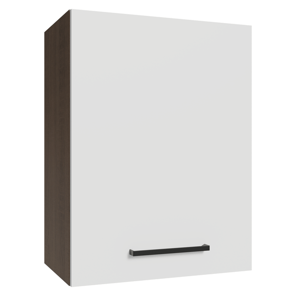 Armário Aéreo 50cm 1 Porta Rustic/Branco Agata Madesa