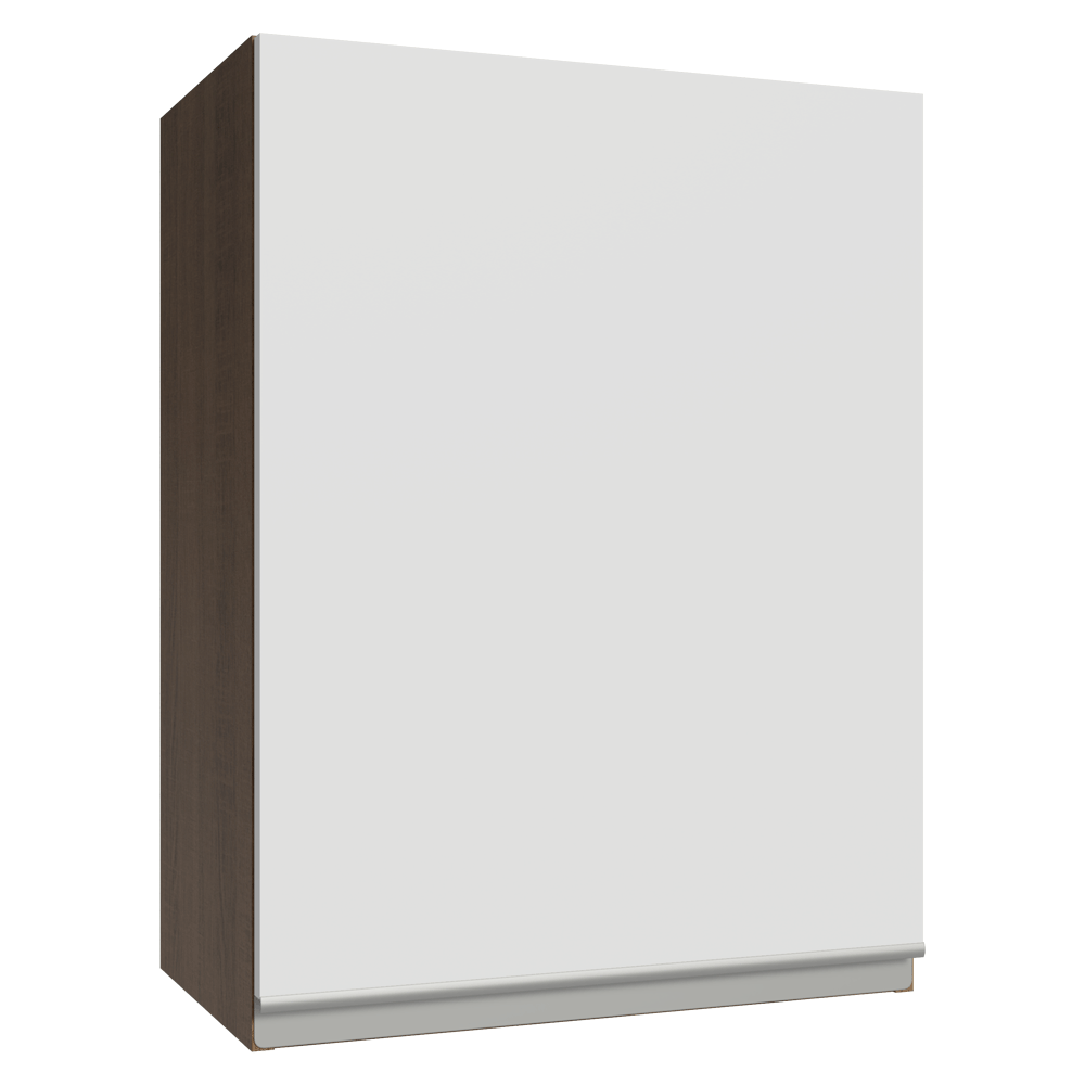 Armário Aéreo 50cm 1 Porta Rustic/Branco Glamy Madesa