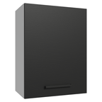 Armário Aéreo 50cm 1 Porta Branco/Preto Agata Madesa