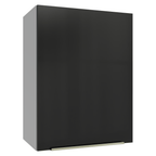 Armário Aéreo 50cm 1 Porta Branco/Preto Lux Madesa