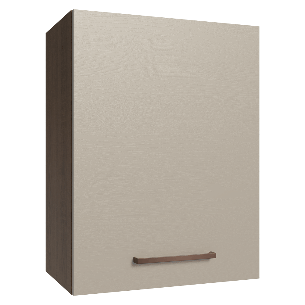 Armário Aéreo 50cm 1 Porta Rustic/Crema Agata Madesa