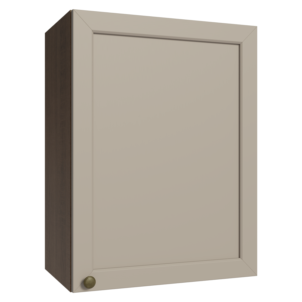 Armário Aéreo 50cm 1 Porta Rustic/Crema Vik Madesa