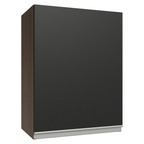 Armário Aéreo 50cm 1 Porta Rustic/Preto Glamy Madesa