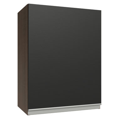 Armário Aéreo 50cm 1 Porta Rustic/Preto Glamy Madesa