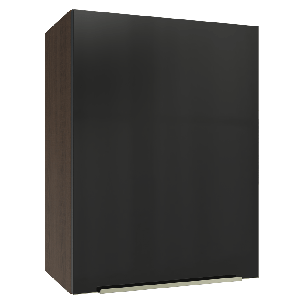Armário Aéreo 50cm 1 Porta Rustic/Preto Lux Madesa