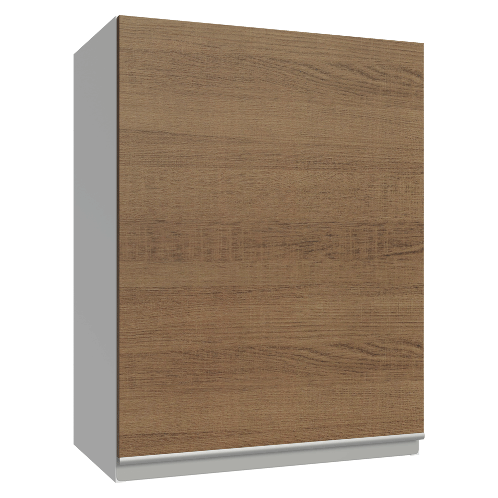 Armário Aéreo 50cm 1 Porta Branco/Rustic Glamy Madesa