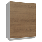 Armário Aéreo 50cm 1 Porta Branco/Rustic Glamy Madesa