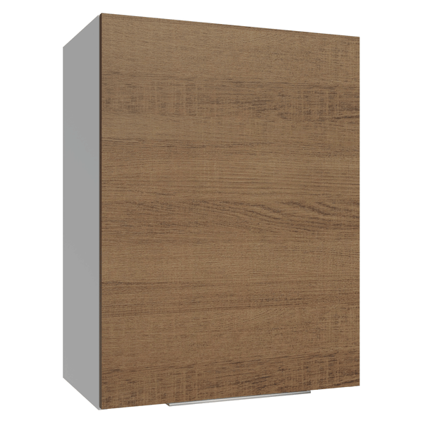 Armário Aéreo 50cm 1 Porta Branco/Rustic Stella Madesa