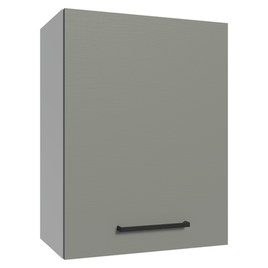 Armário Aéreo 50cm 1 Porta Branco/Cinza Agata Madesa