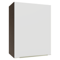 Armário Aéreo 50cm 1 Porta Rustic/Branco Veludo Lux Madesa