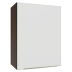 Armário Aéreo 50cm 1 Porta Rustic/Branco Veludo Lux Madesa