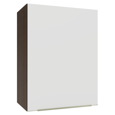Armário Aéreo 50cm 1 Porta Rustic/Branco Veludo Lux Madesa