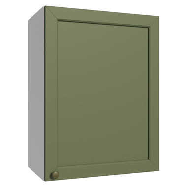 Armário Aéreo 50cm 1 Porta Branco/Verde Vik Madesa