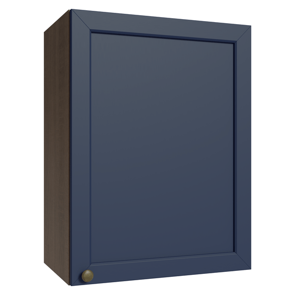 Armário Aéreo 50cm 1 Porta Rustic/Azul Vik Madesa