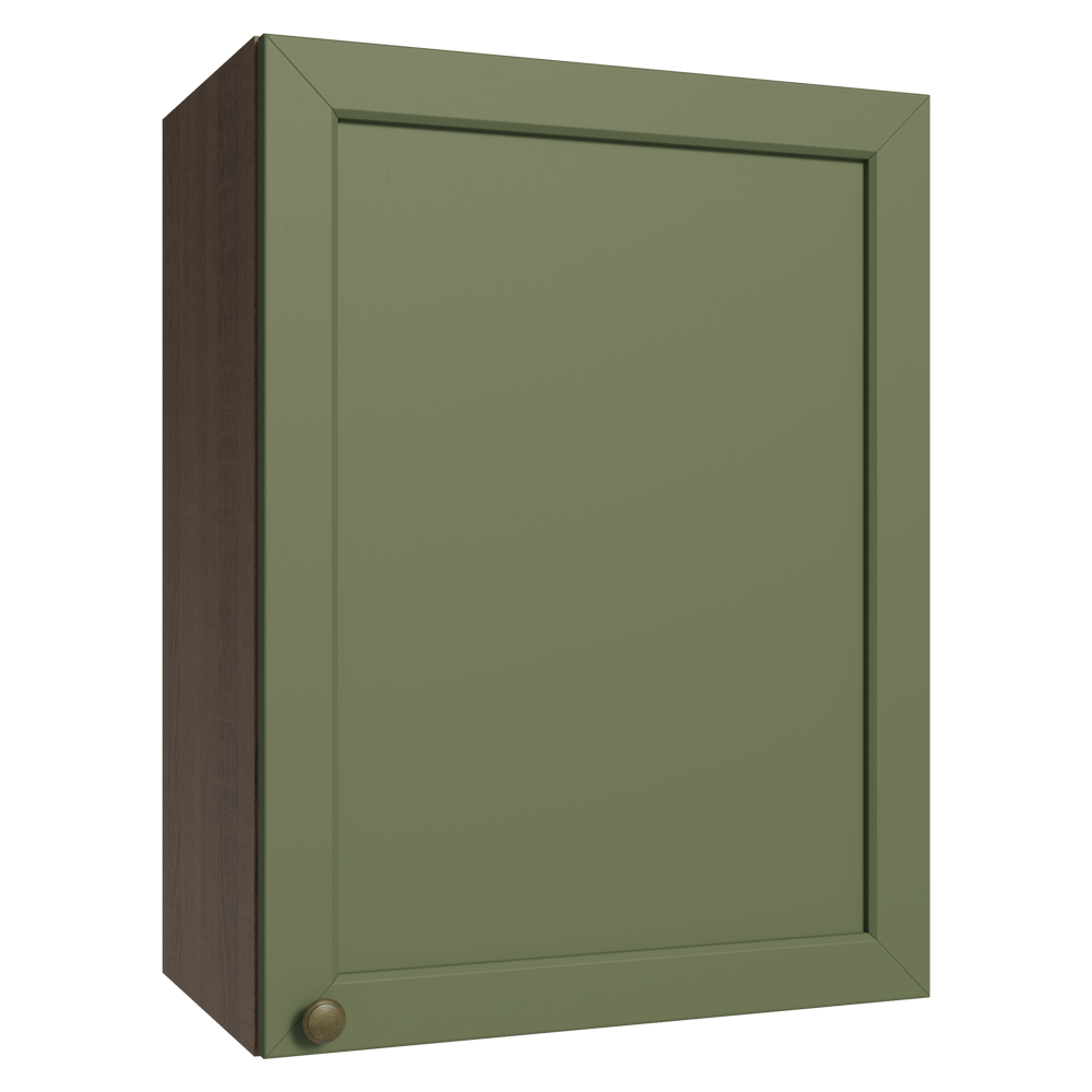 Armário Aéreo 50cm 1 Porta Rustic/Verde Vik Madesa