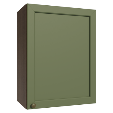 Armário Aéreo 50cm 1 Porta Rustic/Verde Vik Madesa