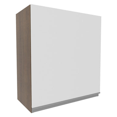 Armário Aéreo Madesa Glamy 60 cm 1 Porta Rustic/Branco