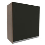 Armário Aéreo Madesa Glamy 60 cm 1 Porta Rustic/Preto