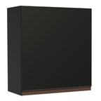 Armário Aéreo Madesa Reims 60 cm 1 Porta Preto