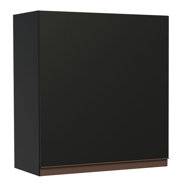 Armário Aéreo Madesa Reims 60 cm 1 Porta Preto