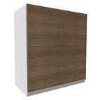 Armário Aéreo Madesa Glamy 60 cm 1 Porta Branco/Rustic