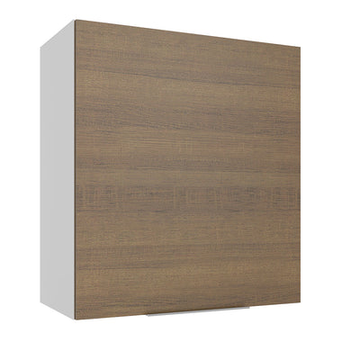 Armário Aéreo Madesa Stella 60 cm 1 Porta Branco/Rustic