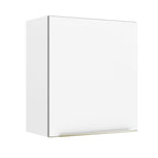 Armário Aéreo Madesa Lux 60 cm 1 Porta Branco/Branco Veludo