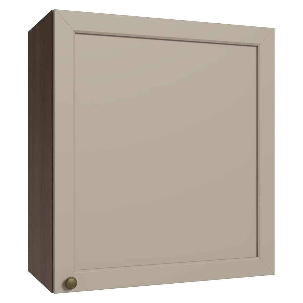 Armário Aéreo 60 cm 1 Porta Rustic/Crema Vik Madesa