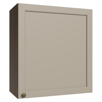 Armário Aéreo 60 cm 1 Porta Rustic/Crema Vik Madesa
