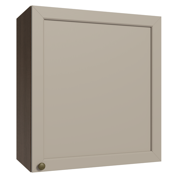 Armário Aéreo 60 cm 1 Porta Rustic/Crema Vik Madesa