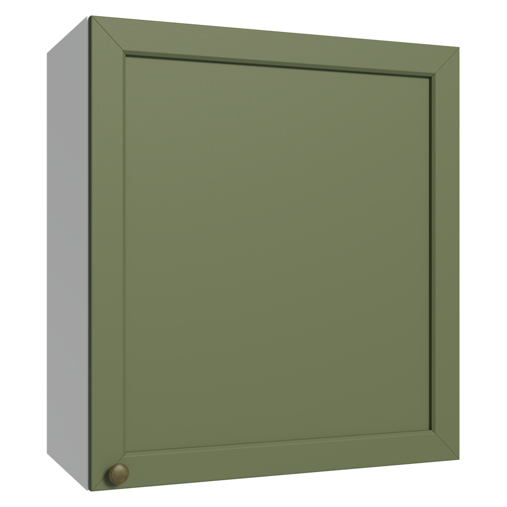 Armário Aéreo 60 cm 1 Porta Branco/Verde Vik Madesa