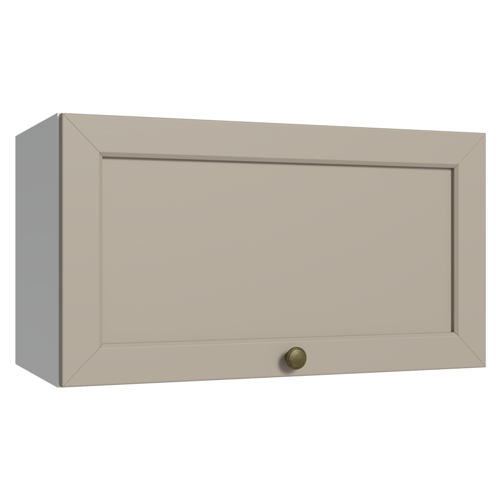 Armário Aéreo 60 cm 1 Porta Basculante Branco/Crema Vik Madesa