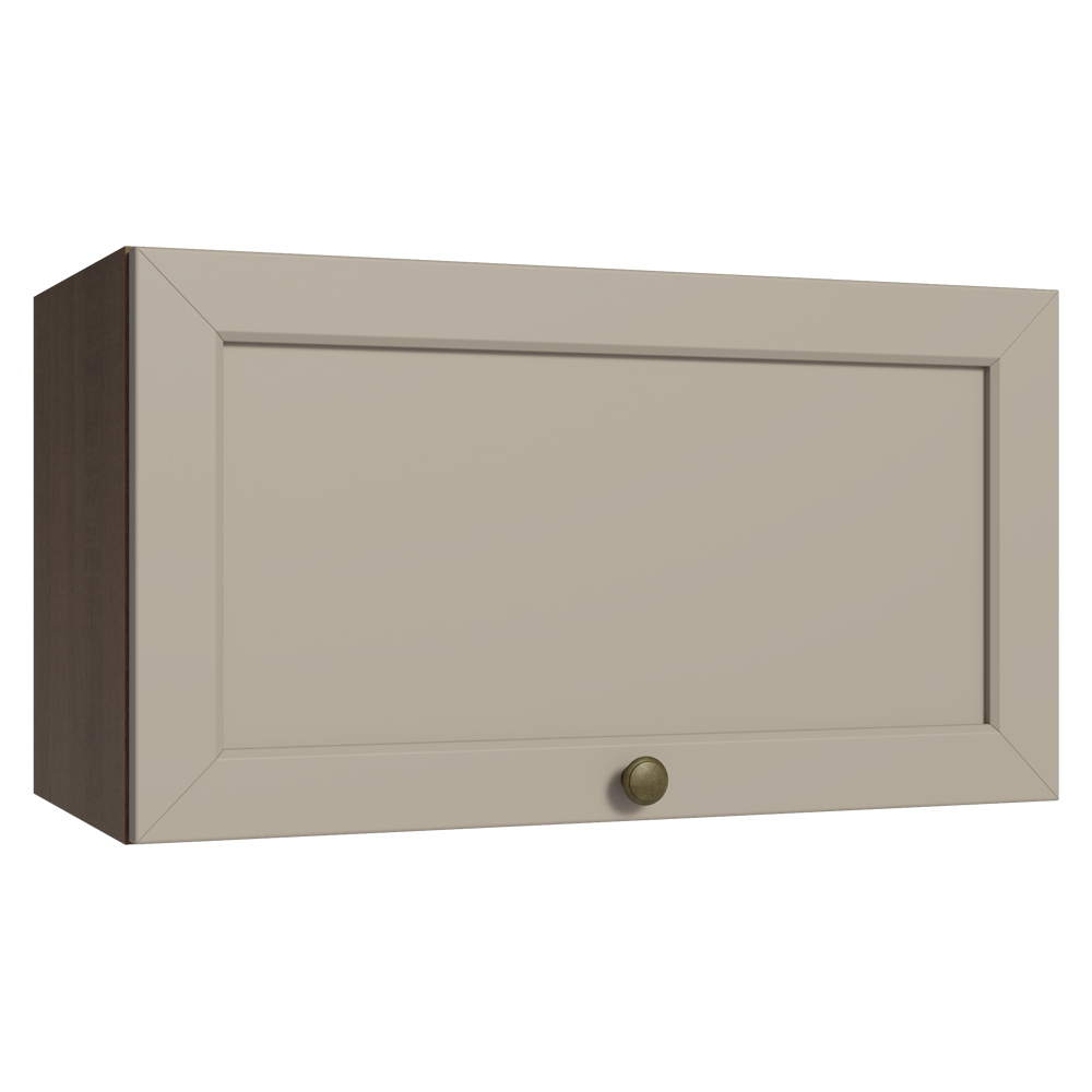 Armário Aéreo 60 cm 1 Porta Basculante Rustic/Crema Vik Madesa