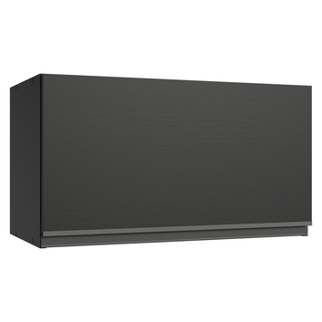 Armário Aéreo 60 cm 1 Porta Basculante Preto Nice Madesa