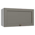 Armário Aéreo 60 cm 1 Porta Basculante Branco/Cinza Vik Madesa