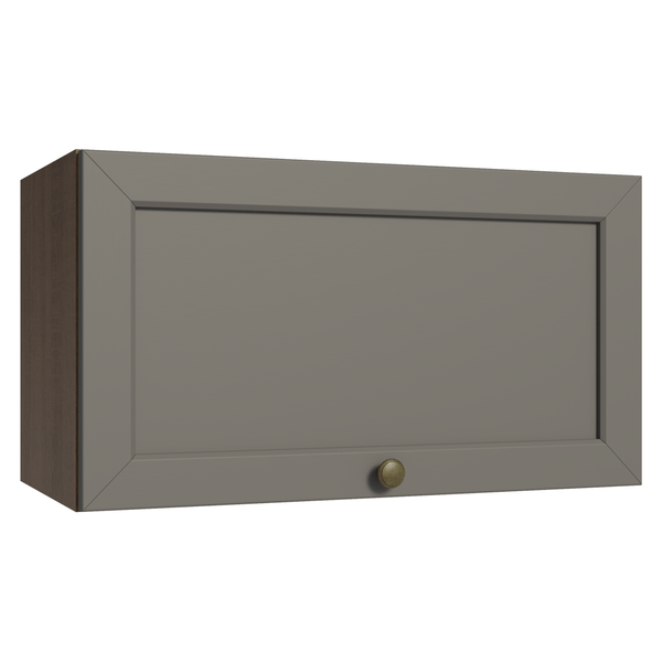 Armário Aéreo 60 cm 1 Porta Basculante Rustic/Cinza Vik Madesa