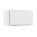 Armário Aéreo Madesa Lux 60 cm 1 Porta Basculante Branco/Branco Veludo