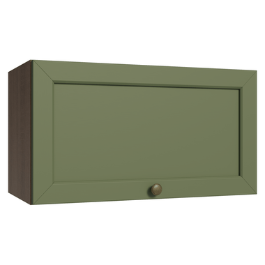Armário Aéreo 60 cm 1 Porta Basculante Rustic/Verde Vik Madesa