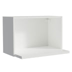 Armário Aéreo Madesa Acordes 100% MDF 60 cm com Nicho para Microondas e Forno Elétrico Branco