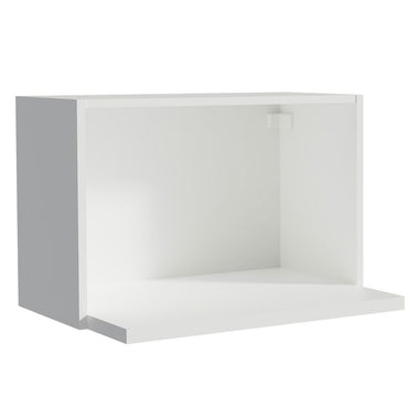 Armário Aéreo Madesa Acordes 100% MDF 60 cm com Nicho para Microondas e Forno Elétrico Branco