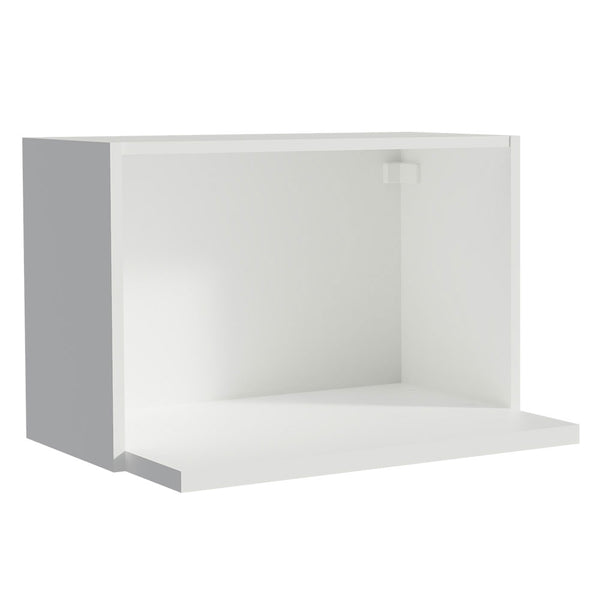 Armário Aéreo Madesa Acordes 100% MDF 60 cm com Nicho para Microondas e Forno Elétrico Branco
