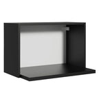 Armário Aéreo 60 cm Nicho para Microondas/Forno Elétrico Preto Madesa