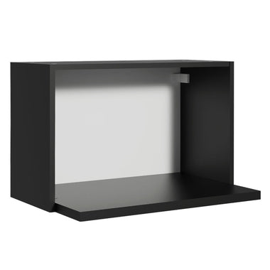 Armário Aéreo 60 cm Nicho para Microondas/Forno Elétrico Preto Madesa