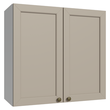 Armário Aéreo 70 cm 2 Portas Branco/Crema Vik Madesa