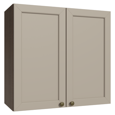 Armário Aéreo 70 cm 2 Portas Rustic/Crema Vik Madesa