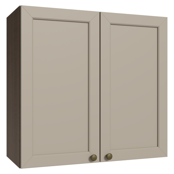 Armário Aéreo 70 cm 2 Portas Rustic/Crema Vik Madesa